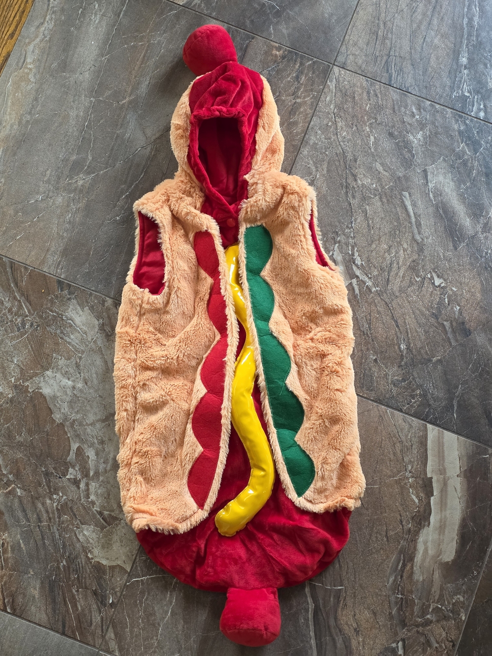 Baby Plush Hot Dog Bunting Costume 0-6m